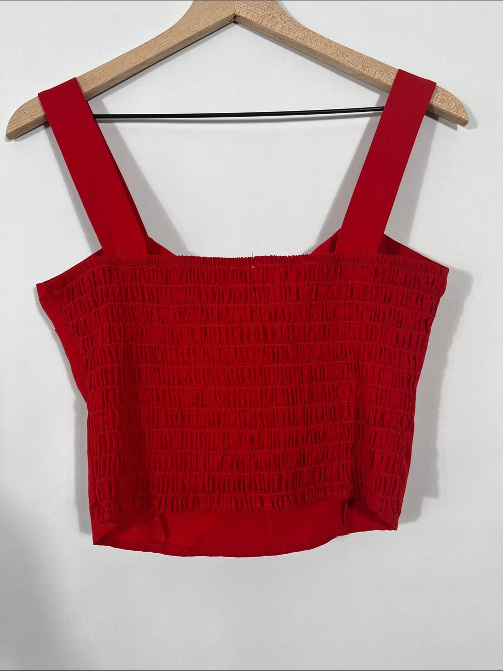 Sienna Sky Red Tie-Front Crop Top - Picture 6 of 8